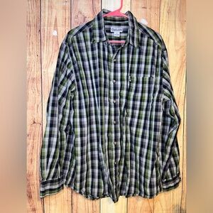Carhartt Plaid Button Up Long Sleeve Shirt Size XL